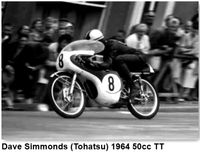 Dave Simmonds Tohatsu 1964 50cc TT