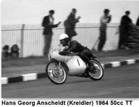 Hans Georg Anscheidt Kreidler 1964 50cc TT