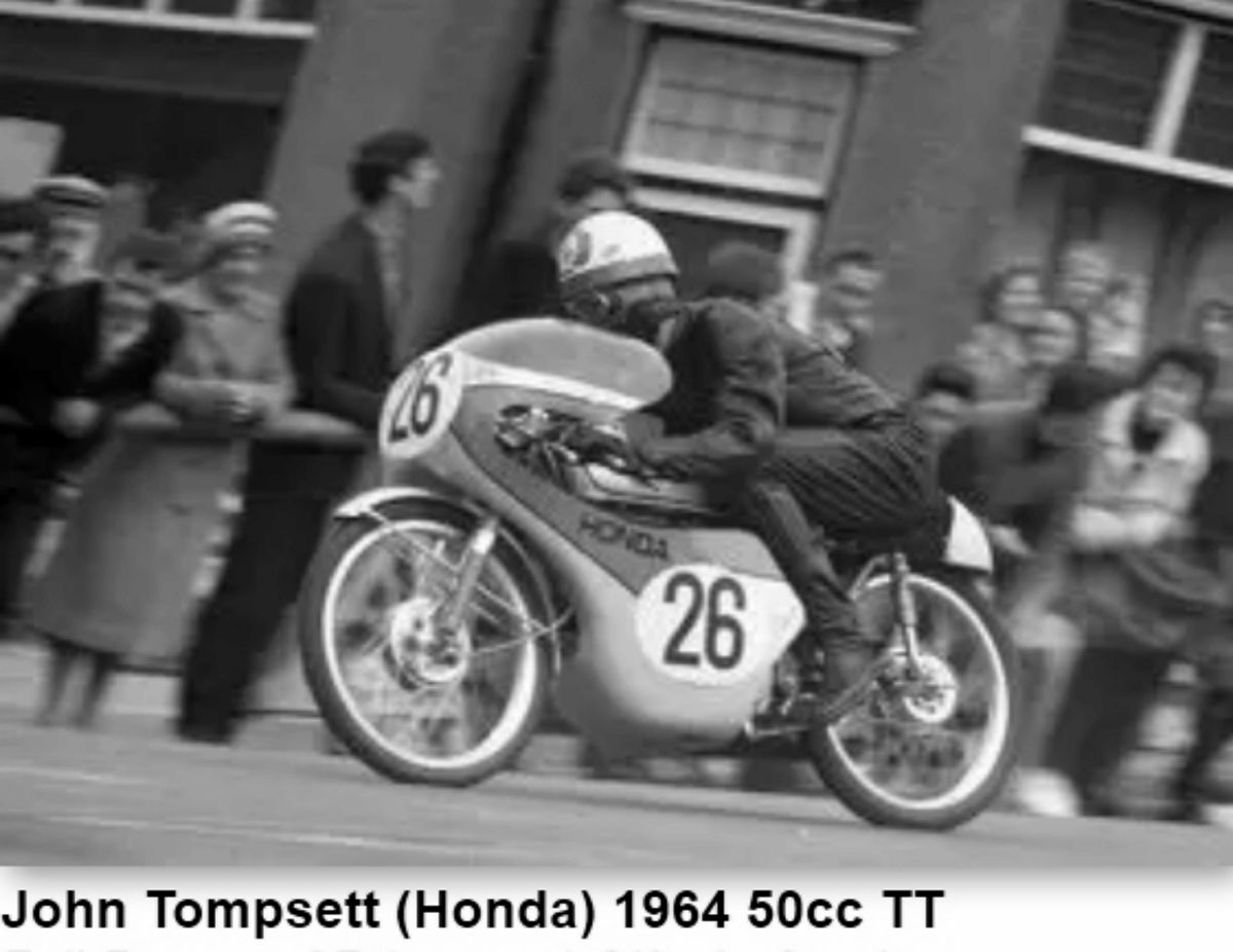 John Tompsett Honda 1964 50cc TT